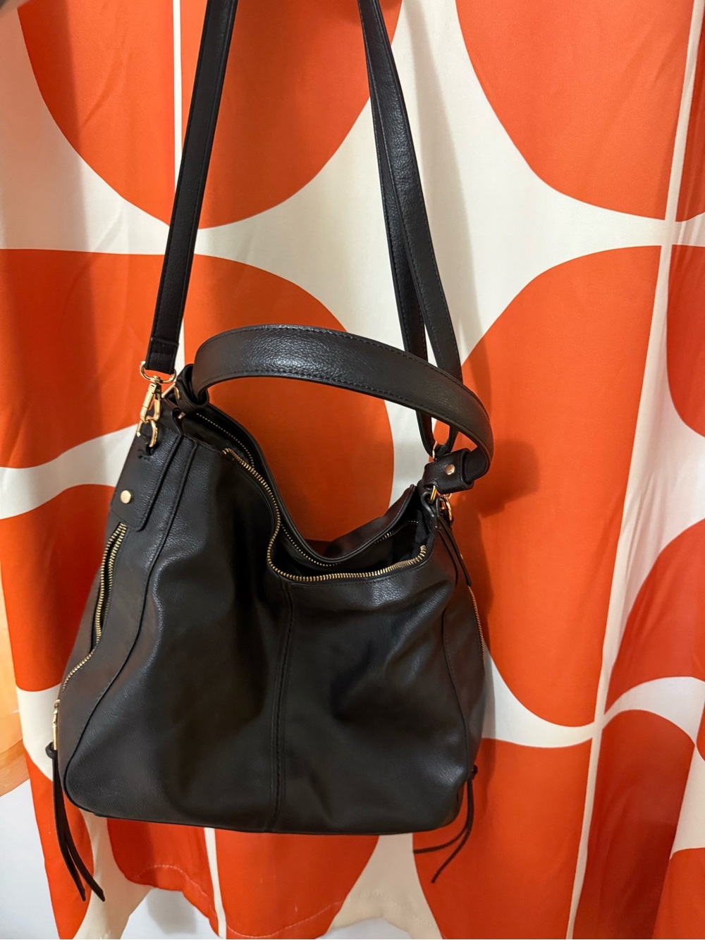 Classic Black Shoulder Bag